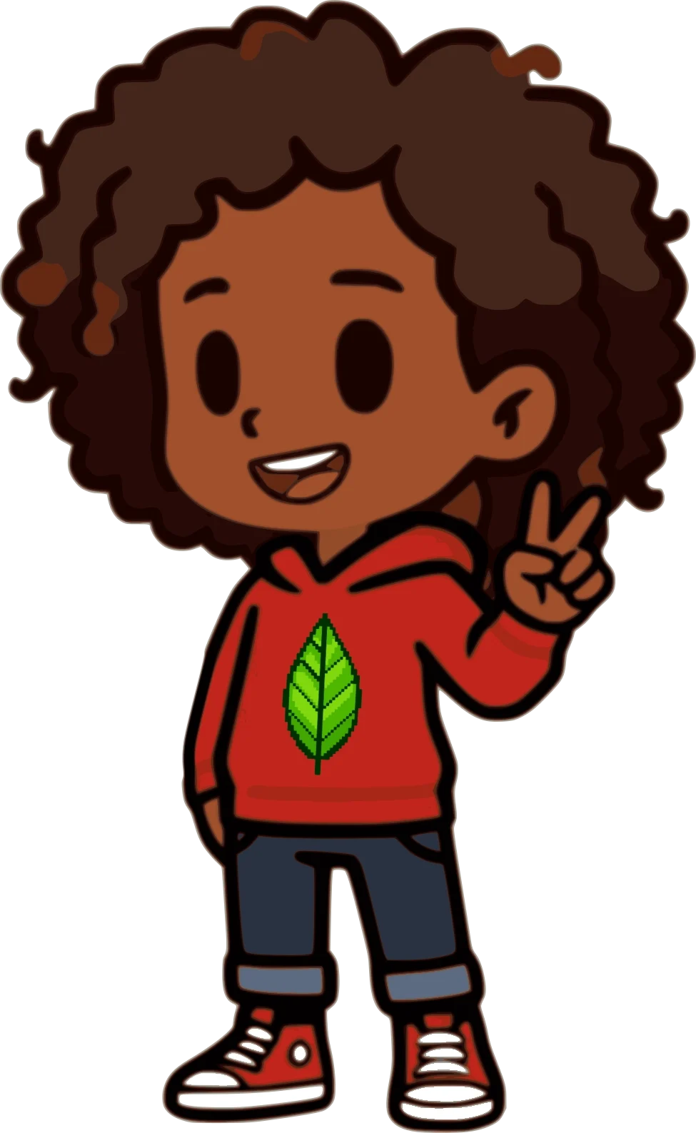 Pixel Leaf character artwork