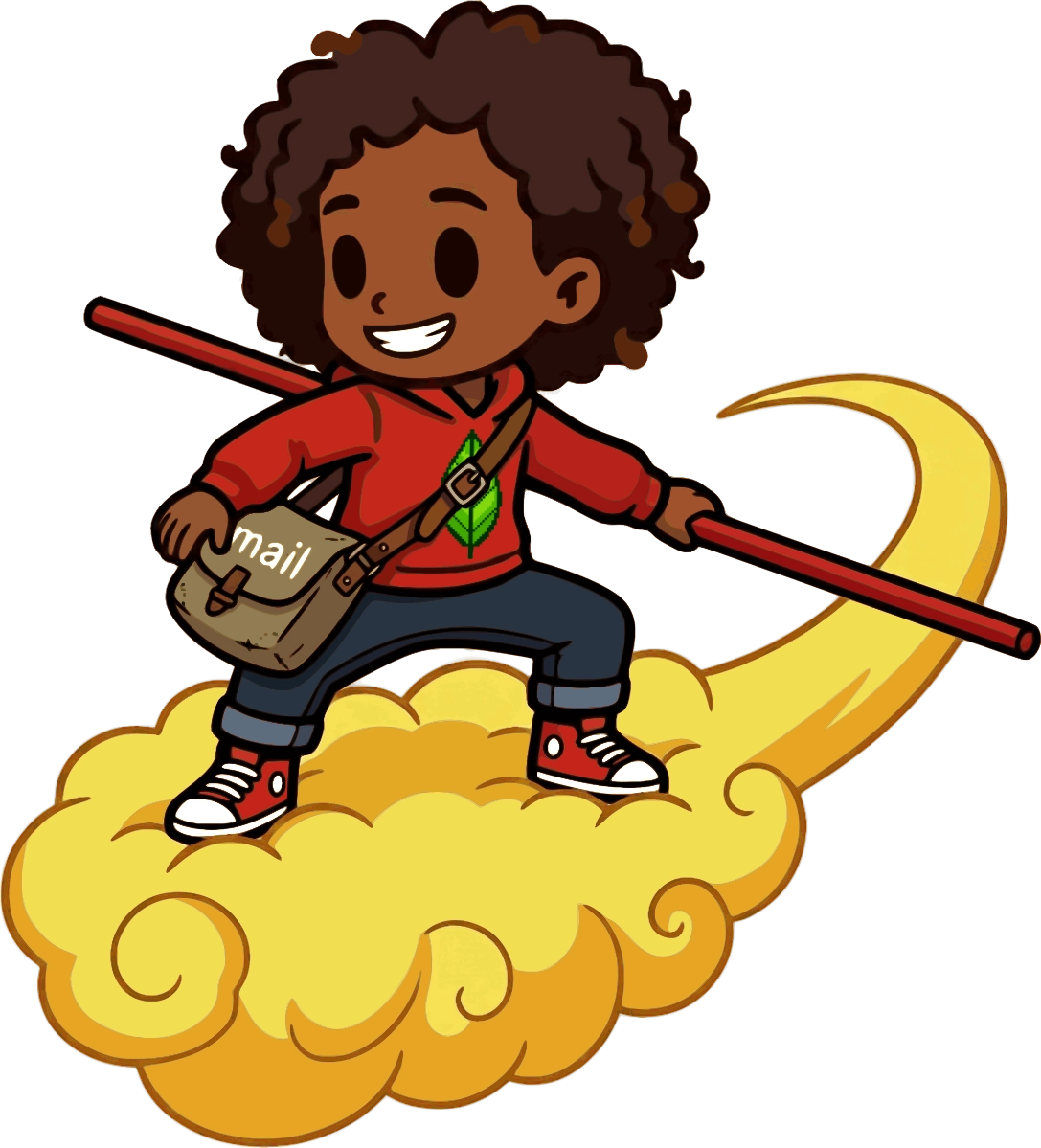 Pixel Leaf character artwork